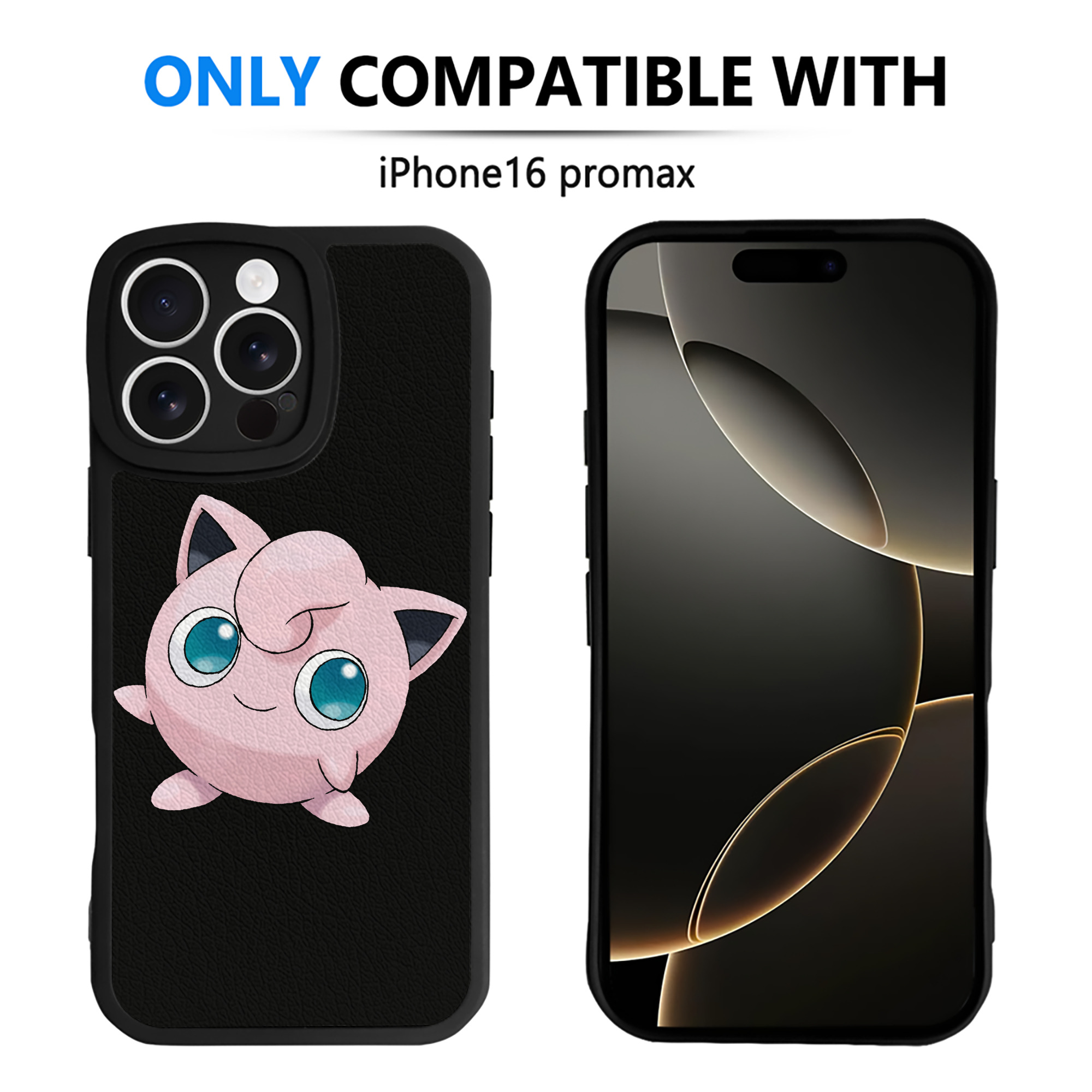 （画像用） ポケットモンスター Pokémon 【iPhone 16シリーズ対応】シリコンスマホケース（レザー調） 材質：シリコン